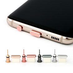 Tappi Antipolvere USB Jack Anti-dust Android Type-C Anti Polvere Universale Oro Rosa