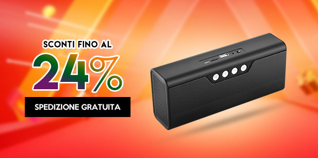Altoparlante Casse Mini Bluetooth Sostegnoble Stereo Speaker S17 Nero