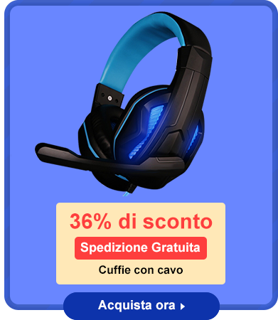 Cuffia Auricolari In Ear Stereo Universali Sport Corsa H58 Blu