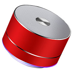 Altoparlante Casse Mini Bluetooth Sostegnoble Stereo Speaker K01 per Nokia 6.2 Rosso