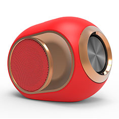 Altoparlante Casse Mini Bluetooth Sostegnoble Stereo Speaker K05 per Huawei Enjoy 10 Plus Rosso