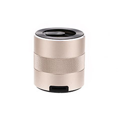 Altoparlante Casse Mini Bluetooth Sostegnoble Stereo Speaker K09 per Oppo A56 5G Oro