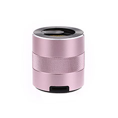 Altoparlante Casse Mini Bluetooth Sostegnoble Stereo Speaker K09 per Apple iPhone 12 Pro Max Oro Rosa