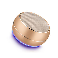 Altoparlante Casse Mini Bluetooth Sostegnoble Stereo Speaker per Samsung Galaxy A70 Oro