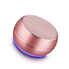 Altoparlante Casse Mini Bluetooth Sostegnoble Stereo Speaker per Xiaomi Redmi 7 Oro Rosa