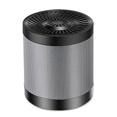 Altoparlante Casse Mini Bluetooth Sostegnoble Stereo Speaker S21 per Oppo Find X7 5G Argento
