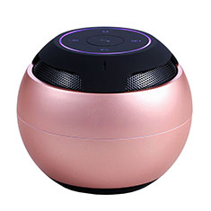 Altoparlante Casse Mini Bluetooth Sostegnoble Stereo Speaker S22 per Apple iPad 2 Oro Rosa