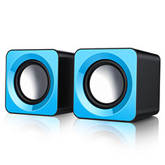 Altoparlante Casse Mini Sostegnoble Stereo Speaker W04 per Samsung Galaxy Z Fold2 5G Blu