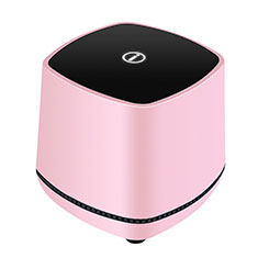 Altoparlante Casse Mini Sostegnoble Stereo Speaker W06 per Oppo A2 5G Rosa
