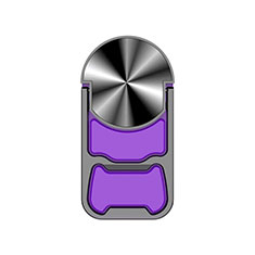 Anello Supporto Magnetico Sostegno Cellulari Universale H21 per Apple iPhone 11 Pro Max Viola