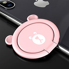 Anello Supporto Magnetico Sostegno Cellulari Universale S14 per Huawei Enjoy 10e Rosa