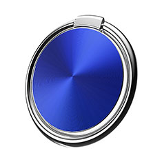 Anello Supporto Magnetico Sostegno Cellulari Universale Z01 per Apple iPhone 13 Blu