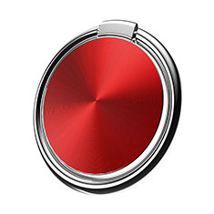 Anello Supporto Magnetico Sostegno Cellulari Universale Z01 per Apple iPhone 13 Rosso
