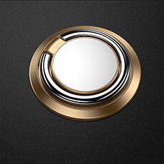 Anello Supporto Magnetico Sostegno Cellulari Universale Z04 per Apple iPhone 11 Oro