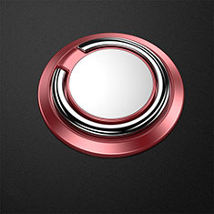 Anello Supporto Magnetico Sostegno Cellulari Universale Z04 per Nokia 7.2 Rosso