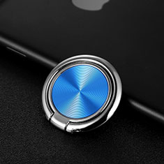 Anello Supporto Magnetico Sostegno Cellulari Universale Z11 per Samsung Galaxy Note 10 5G Blu