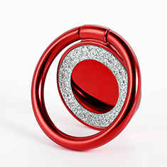 Anello Supporto Magnetico Sostegno Cellulari Universale Z15 per Apple iPhone 11 Rosso