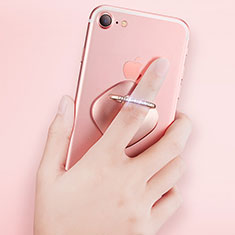 Anello Supporto Sostegno Cellulari Universale R03 per Apple iPhone X Oro Rosa