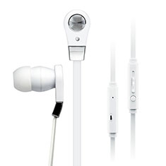 Auricolari Cuffia In Ear Stereo Universali Sport Corsa per Huawei Enjoy 10 Plus Bianco