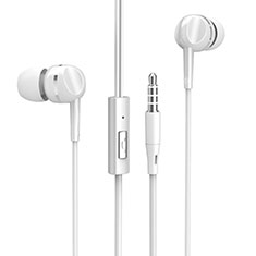 Auricolari Cuffia In Ear Stereo Universali Sport Corsa H09 per Oppo A15 Bianco