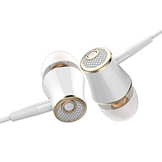 Auricolari Cuffie In Ear Stereo Universali Sport Corsa H06 per Apple iPhone SE3 2022 Oro