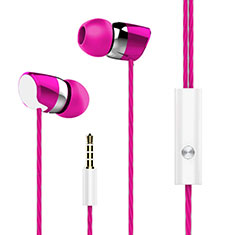 Auricolari Cuffie In Ear Stereo Universali Sport Corsa H16 per Oppo A15 Rosa Caldo