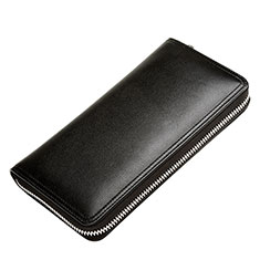 Borsetta Pochette Cover In Pelle Universale H12 per Apple iPhone 13 Nero