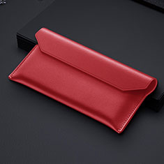 Borsetta Pochette Custodia In Pelle per Samsung Galaxy Z Fold3 5G Rosso