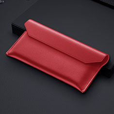 Borsetta Pochette Custodia In Pelle per Samsung Galaxy Z Fold4 5G Rosso
