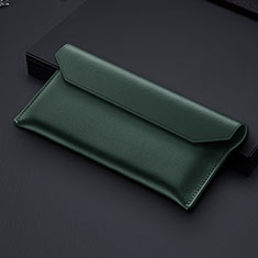 Borsetta Pochette Custodia In Pelle per Samsung Galaxy Z Fold4 5G Verde