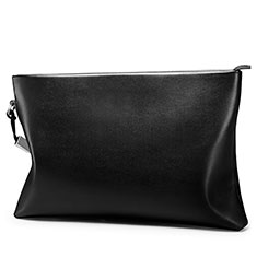 Borsetta Pochette Custodia In Pelle Universale H01 per Huawei Mate 30 Pro 5G Nero