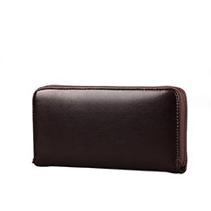 Borsetta Pochette Custodia In Pelle Universale H10 per Xiaomi Mi 9T Marrone