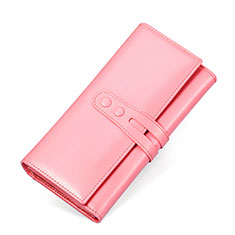 Borsetta Pochette Custodia In Pelle Universale H14 per Huawei Y5p Rosa