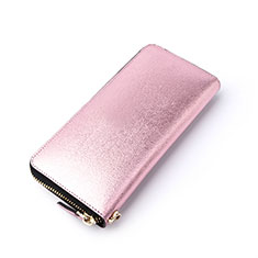 Borsetta Pochette Custodia In Pelle Universale H22 per Samsung Galaxy Note 10 Plus Rosa