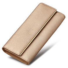 Borsetta Pochette Custodia In Pelle Universale K01 per Oppo A15 Oro