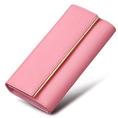 Borsetta Pochette Custodia In Pelle Universale K01 per LG K62 Rosa