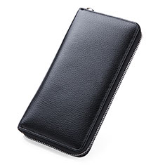 Borsetta Pochette Custodia In Pelle Universale K05 per Samsung Galaxy Note 10 5G Nero