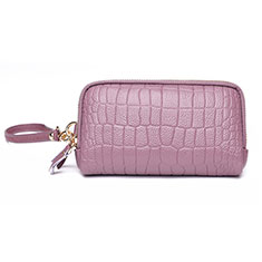 Borsetta Pochette Custodia In Pelle Universale K09 per Samsung Galaxy XCover 5 SM-G525F Oro Rosa