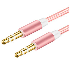 Cavo Audio Maschio a Maschio Jack 3.5mm AUX Stereo A06 per Huawei Honor MagicBook Pro 2020 16.1 Rosa