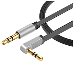 Cavo Audio Maschio a Maschio Jack 3.5mm AUX Stereo A07 per Huawei Honor MagicBook 15 Nero