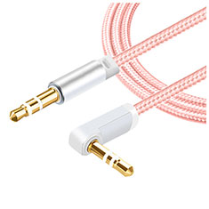 Cavo Audio Maschio a Maschio Jack 3.5mm AUX Stereo A08 per Huawei Honor MagicBook Pro 2020 16.1 Rosa