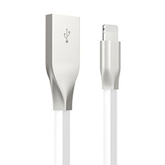 Cavo da USB a Cavetto Ricarica Carica C05 per Apple iPhone X Bianco