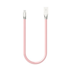 Cavo da USB a Cavetto Ricarica Carica C06 per Apple iPhone 12 Rosa