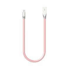 Cavo da USB a Cavetto Ricarica Carica C06 per Apple iPhone X Rosa