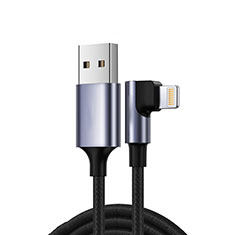 Cavo da USB a Cavetto Ricarica Carica C10 per Apple iPad Air 10.9 (2020) Nero