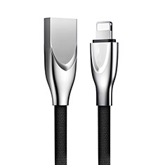 Cavo da USB a Cavetto Ricarica Carica D05 per Apple iPad 10.2 (2020) Nero