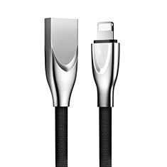 Cavo da USB a Cavetto Ricarica Carica D05 per Apple iPad Pro 11 (2018) Nero