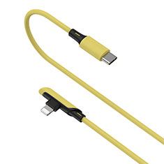 Cavo da USB a Cavetto Ricarica Carica D10 per Apple iPad 2 Giallo