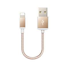 Cavo da USB a Cavetto Ricarica Carica D18 per Apple iPad Air 4 10.9 (2020) Oro