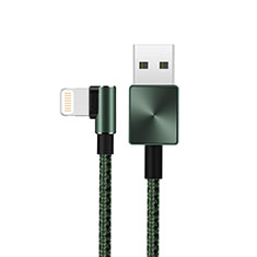 Cavo da USB a Cavetto Ricarica Carica D19 per Apple iPad Air 10.9 (2020) Verde